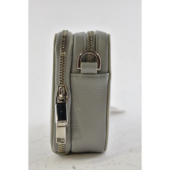 Air Dior Jordaan Wing Basketball Grey White Logo Small Zipped Around Compact Bag
